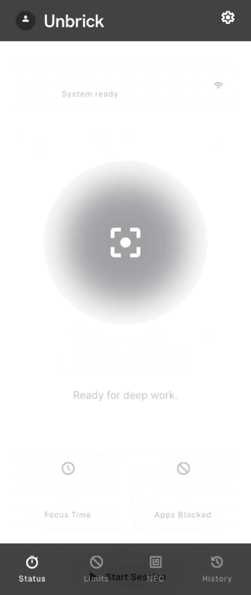 Brickr daily app limits and focus score